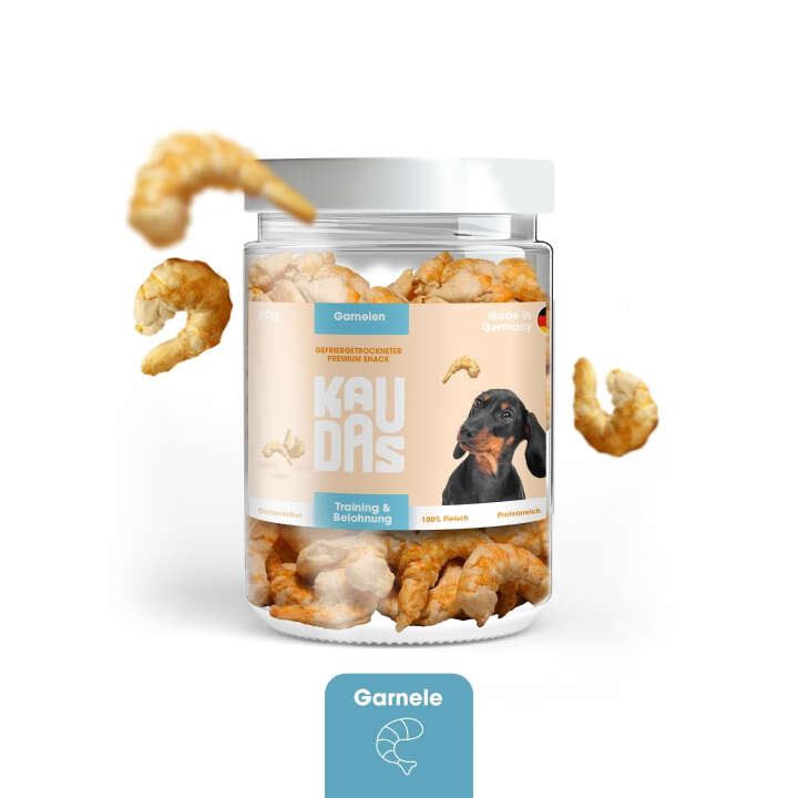 KAUDAS Hundeleckerli GarnelePur Natursnack